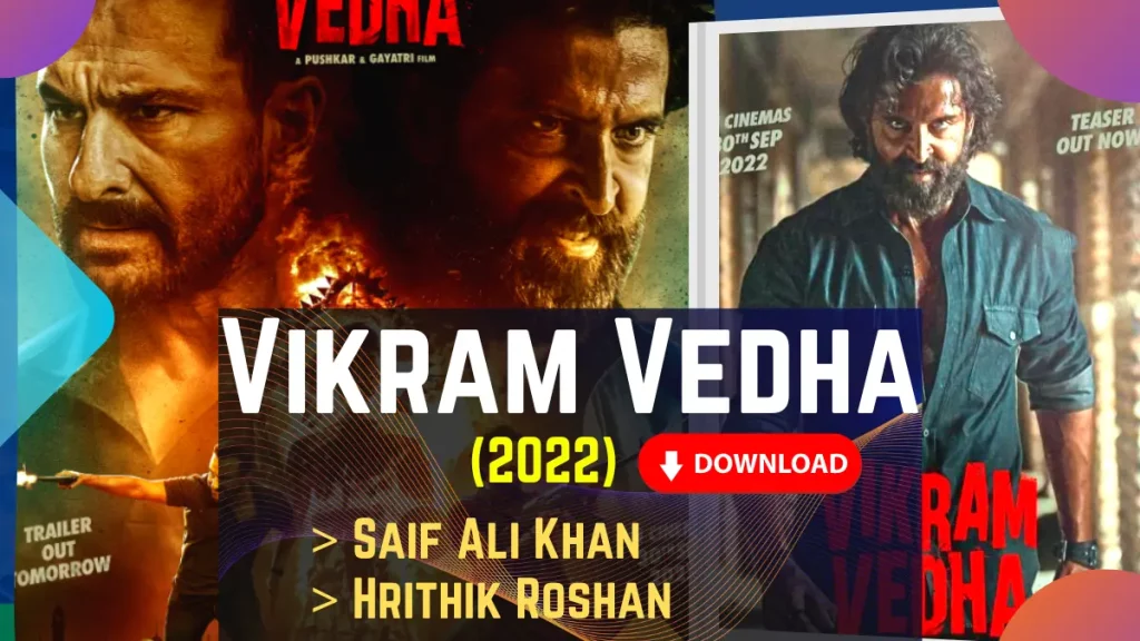 Vikram Vedha movie download and watch online for free 