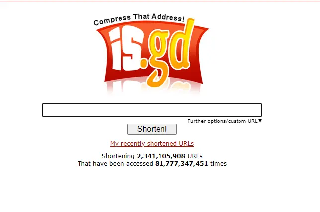 Is.gd best way to short a link